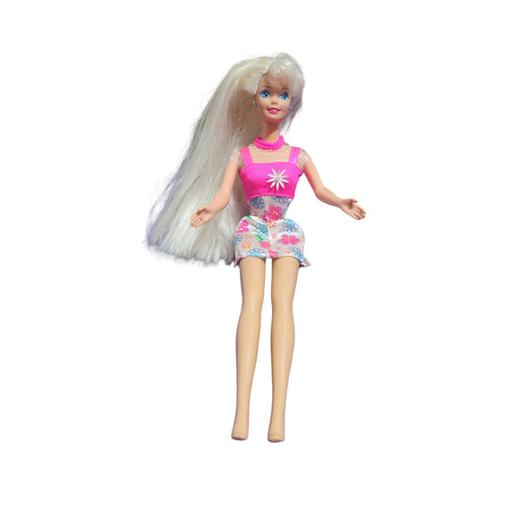 Vintage 1996 Pink Flower Fun Barbie - Picture 5 of 6